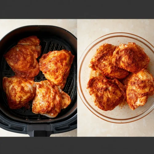 Perfectly Seasoned Air Fryer Chicken Thighs Ready to Cook